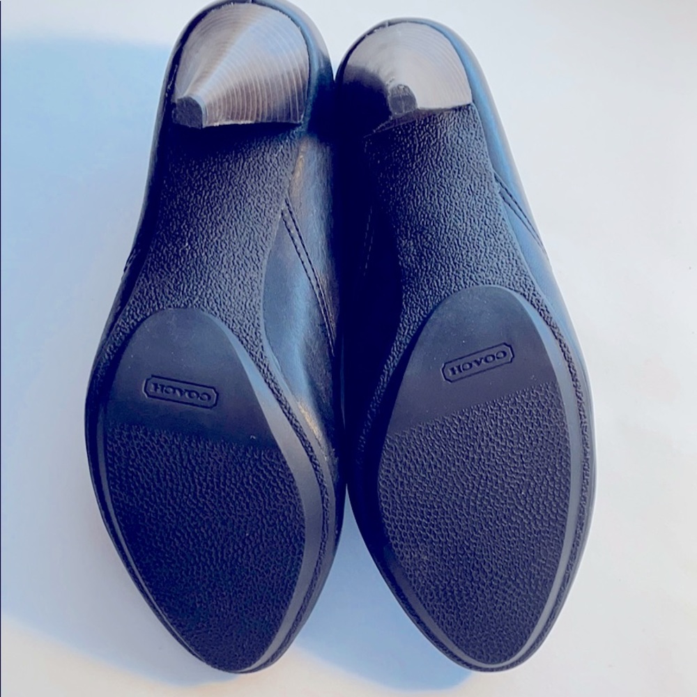 Coach Aliza leather low boot-black size 9.5 - Picture 11 of 12
